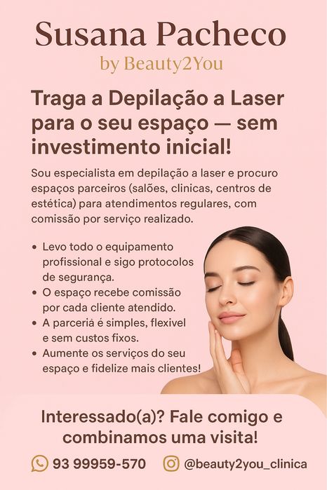 Depilacao a laser mo seu espaco!