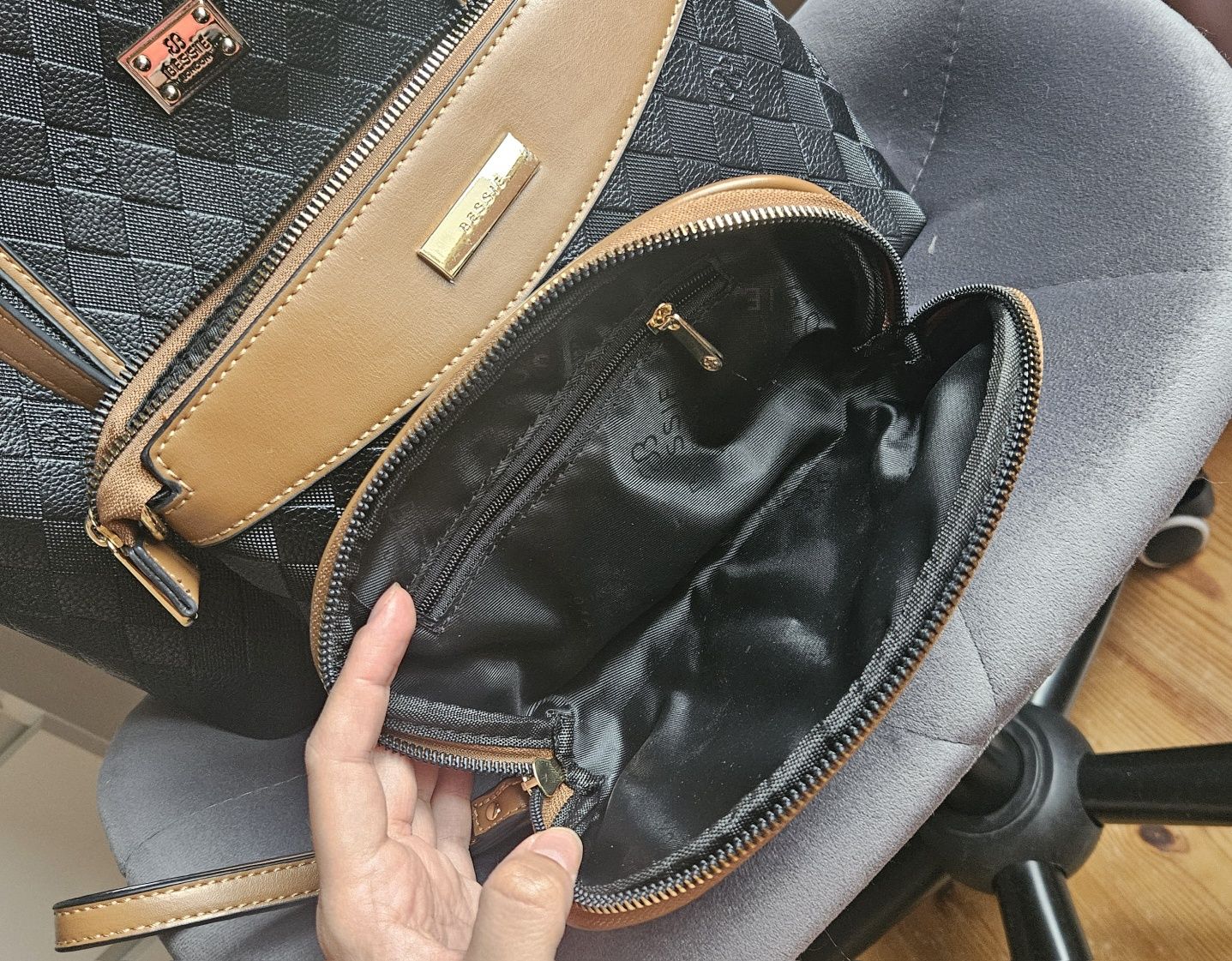 Torebka shopper w zestawie