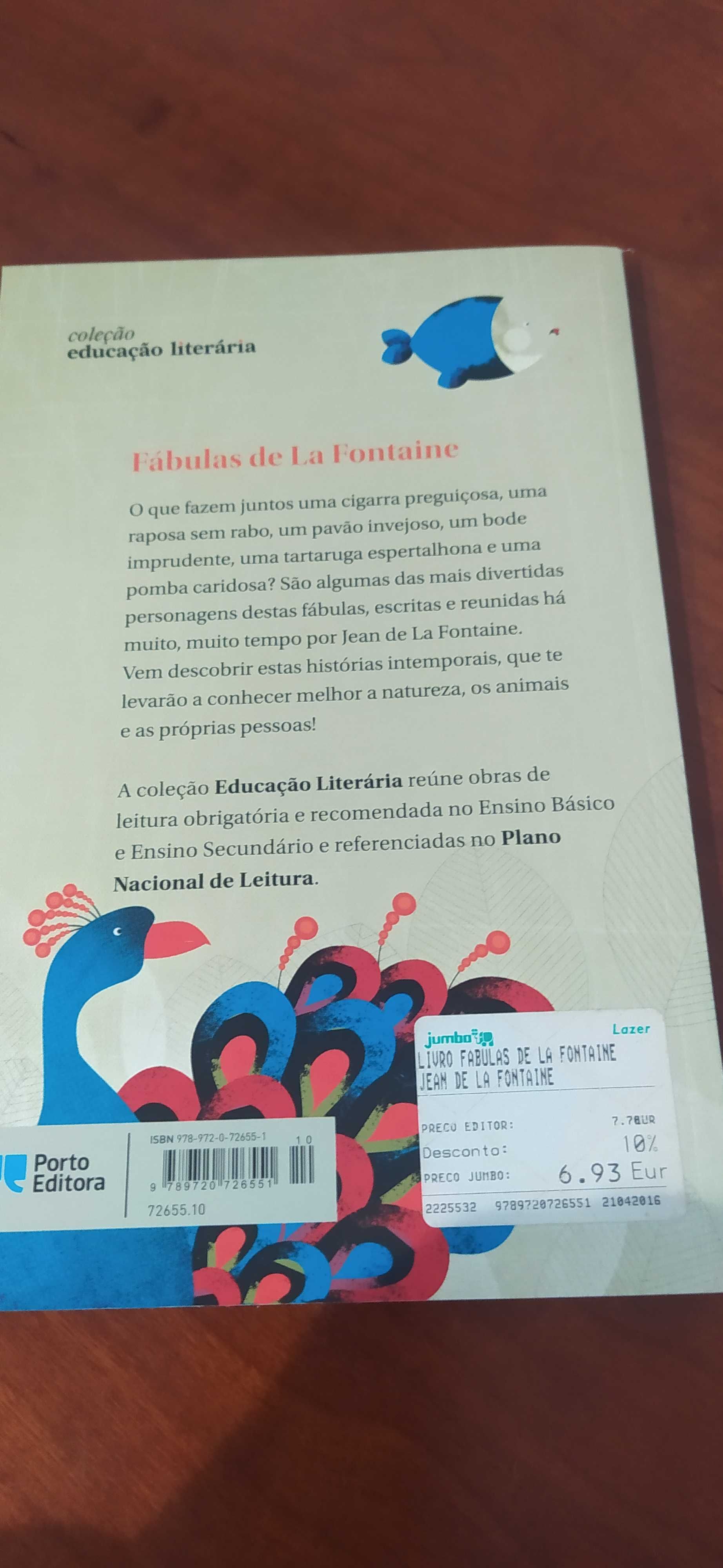Livro - Fábulas de la Fontaine