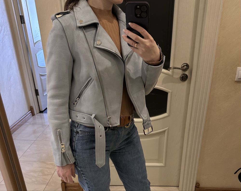 Куртка zara косуха xs/s