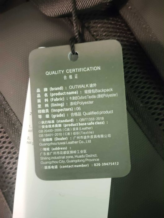 Plecak Outwalk Nieużywany