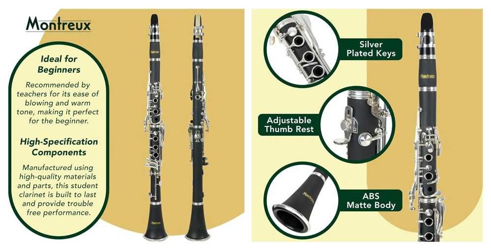 Montreux Student Bb Clarinet com estojo (1727)