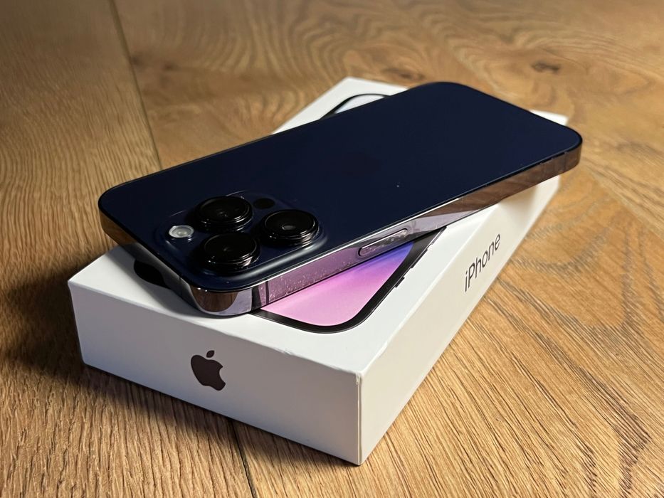 iPhone 14 Pro/ 128GB/ Deep Purple/ Cały Zestaw