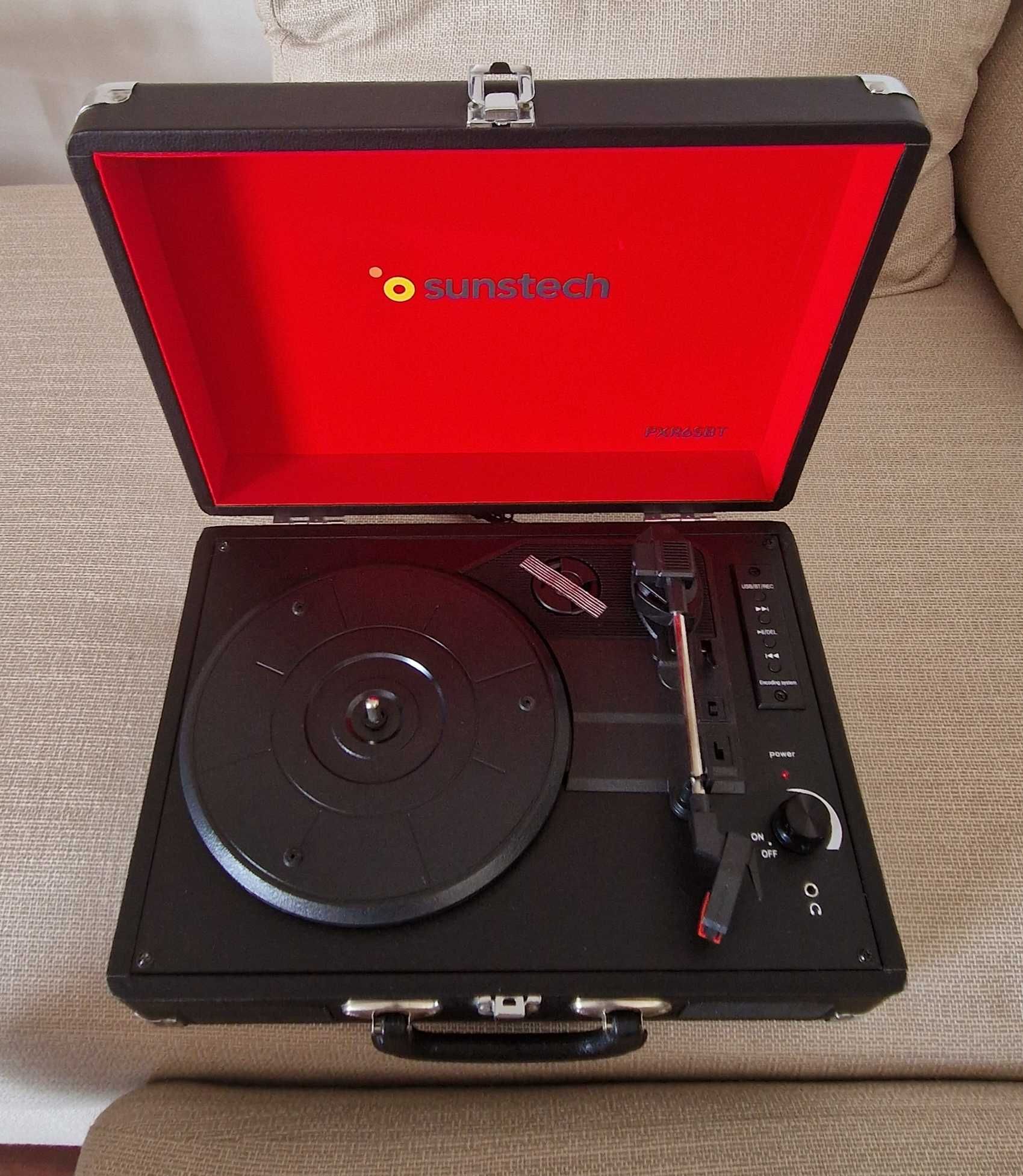 Gira-discos Sunstech + oferta disco