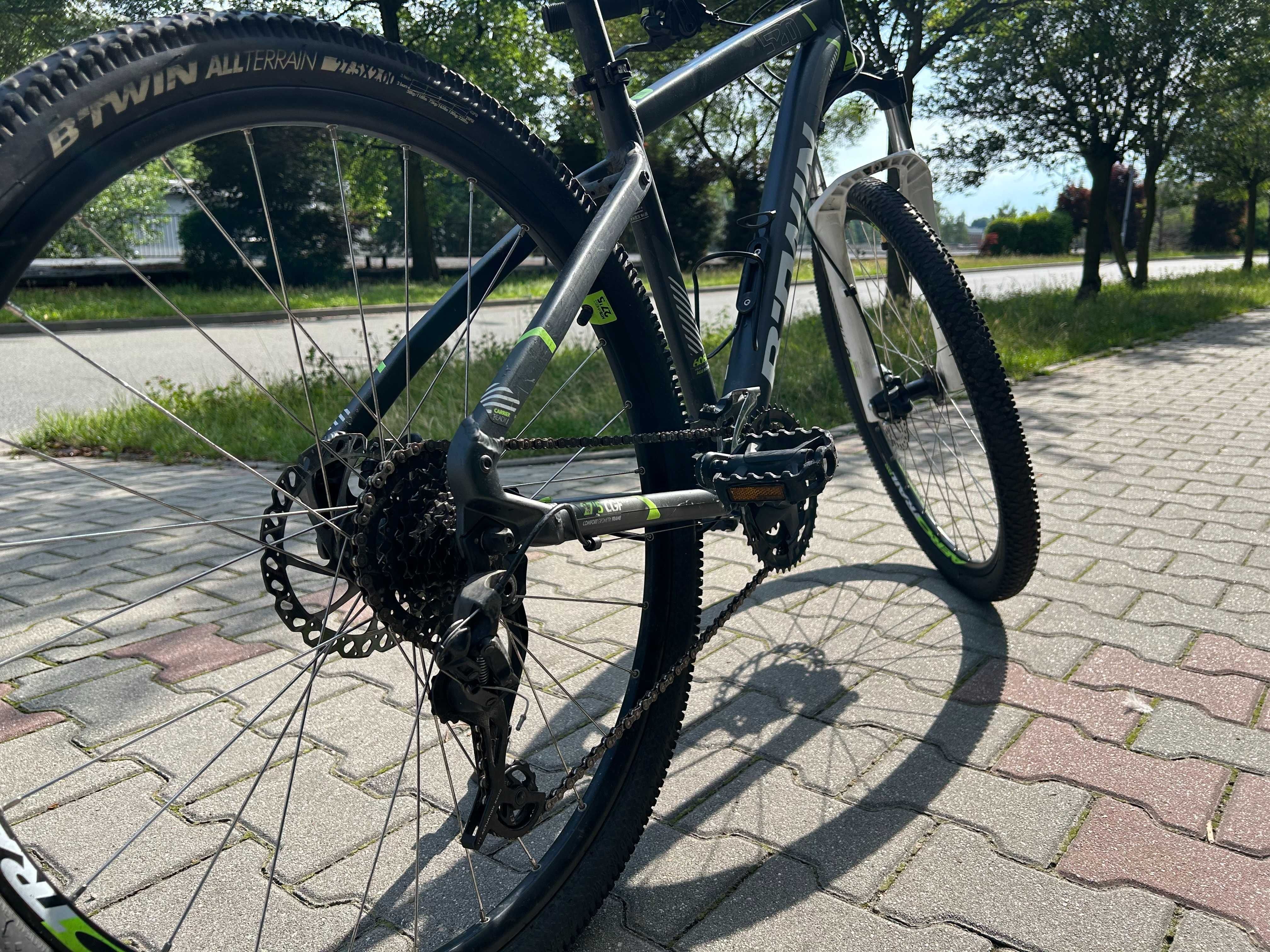 Rower górski B'TWIN Rockrider 520 – Stan bardzo dobry