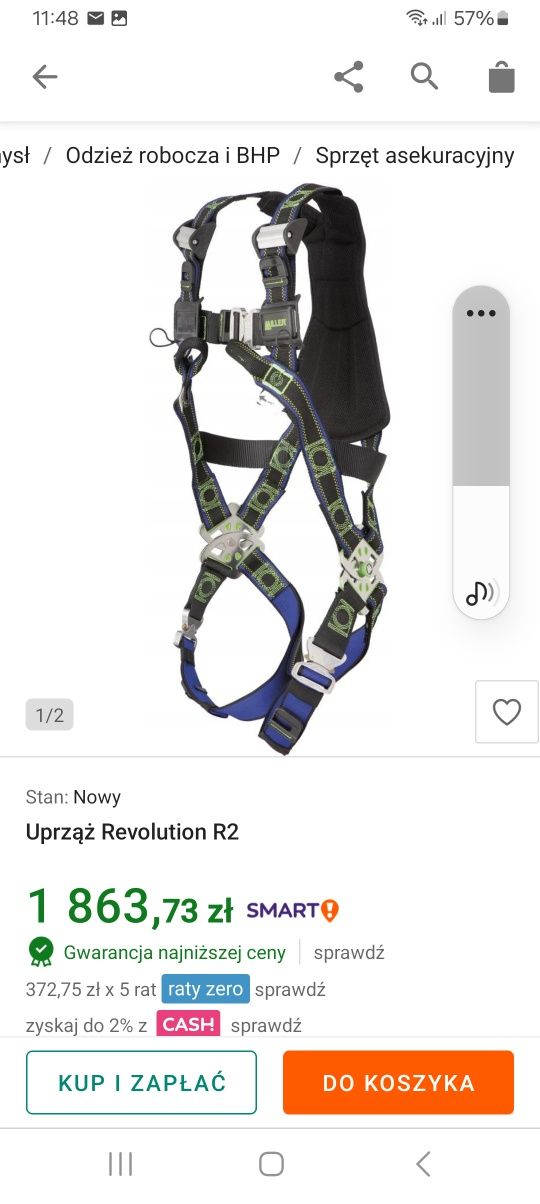 Szelki bezpieczeństwa Revolution Comfort R2
