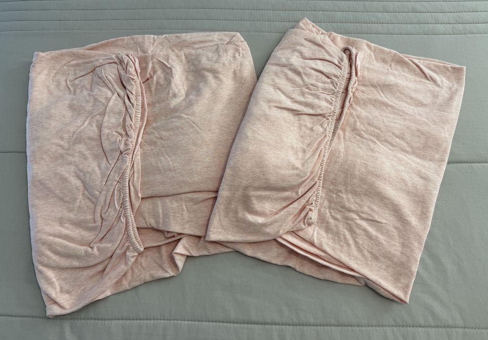 Conjunto 2 protetores de colchao rosa