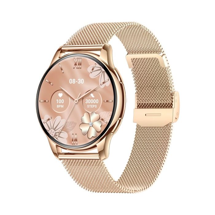 smartwatch damski veltori vt300-1 złota bransoleta