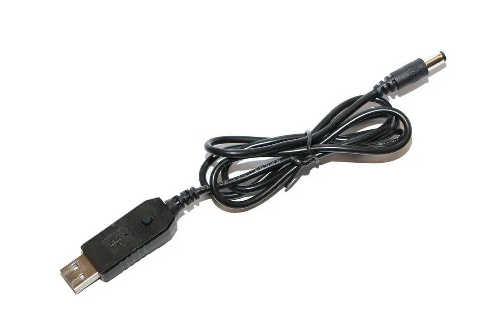 Кабель тригер USB-QC3.0+ 5V-12V  5.5x2.1mm для живлення роутера