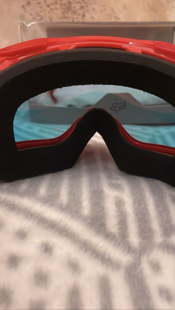 GOGLE FOX AIRSPACE DKAY - spark fluo red os