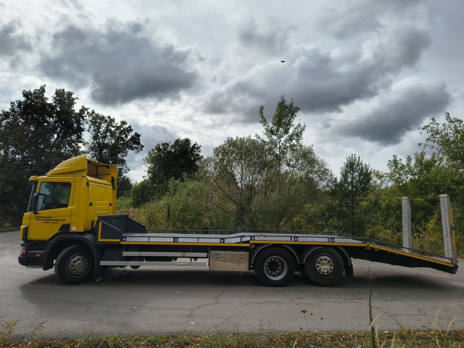 Scania niski przebieg laweta pomoc drogowa 6x2 auto laweta 9m bdb stan