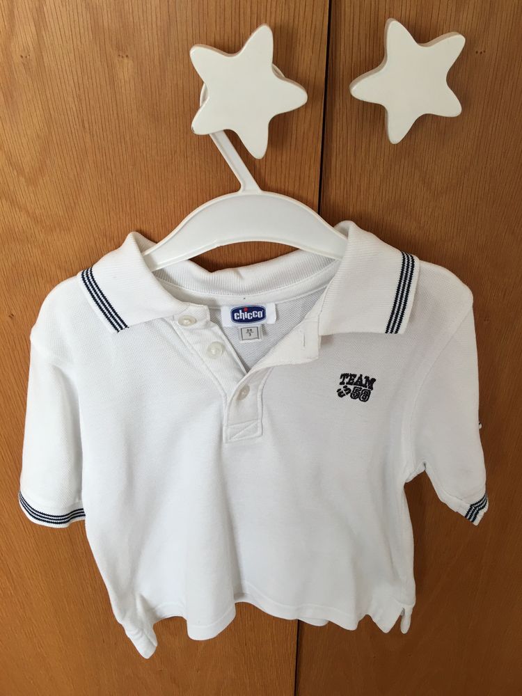 Conjunto de polo,Tshirt e casaco Benetton Chicco (3/4 anos) Novo