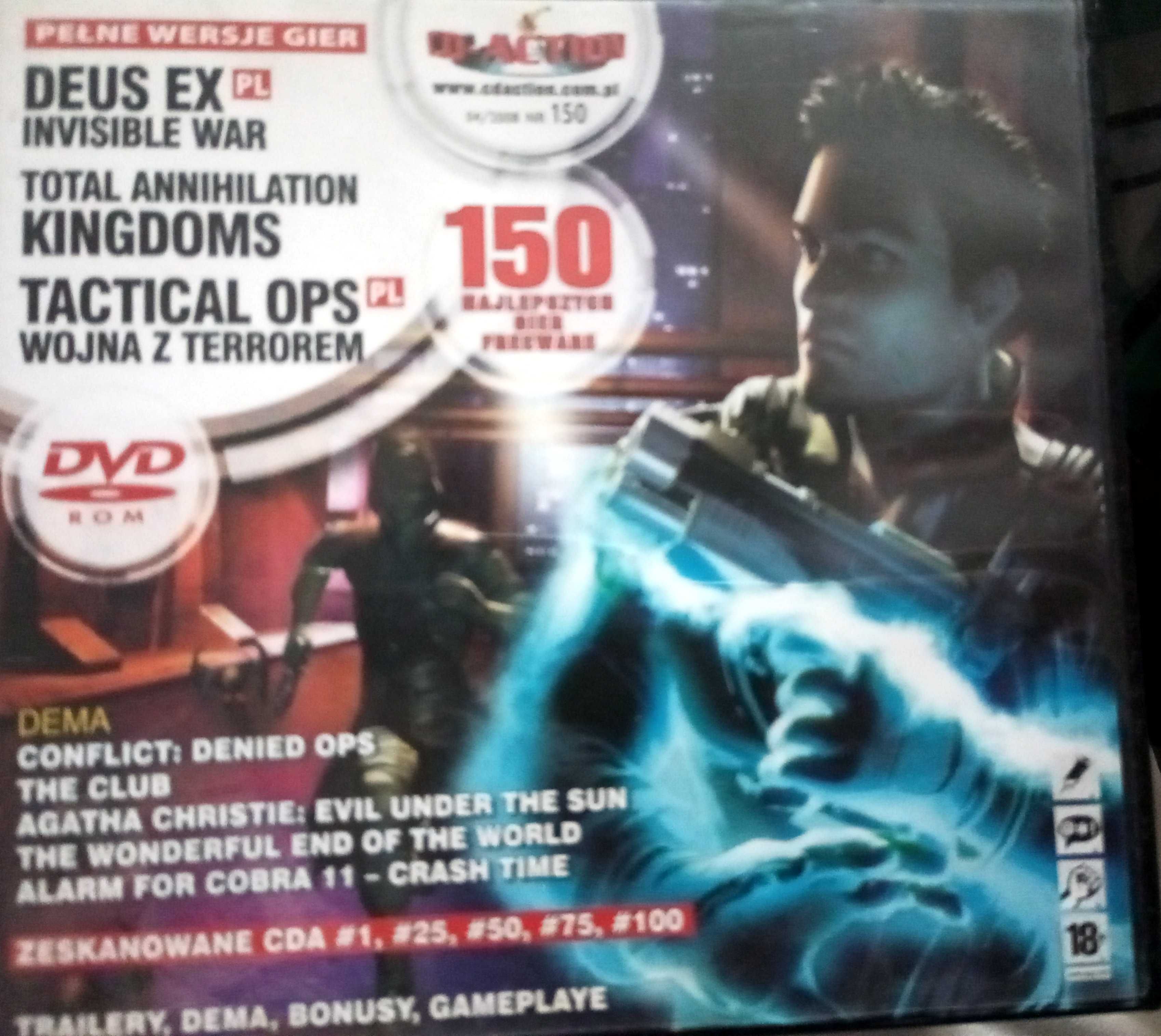 CD-ACTION 4/2008 #150 - Deus Ex: Invisible War PL, Tactical Ops +INNE