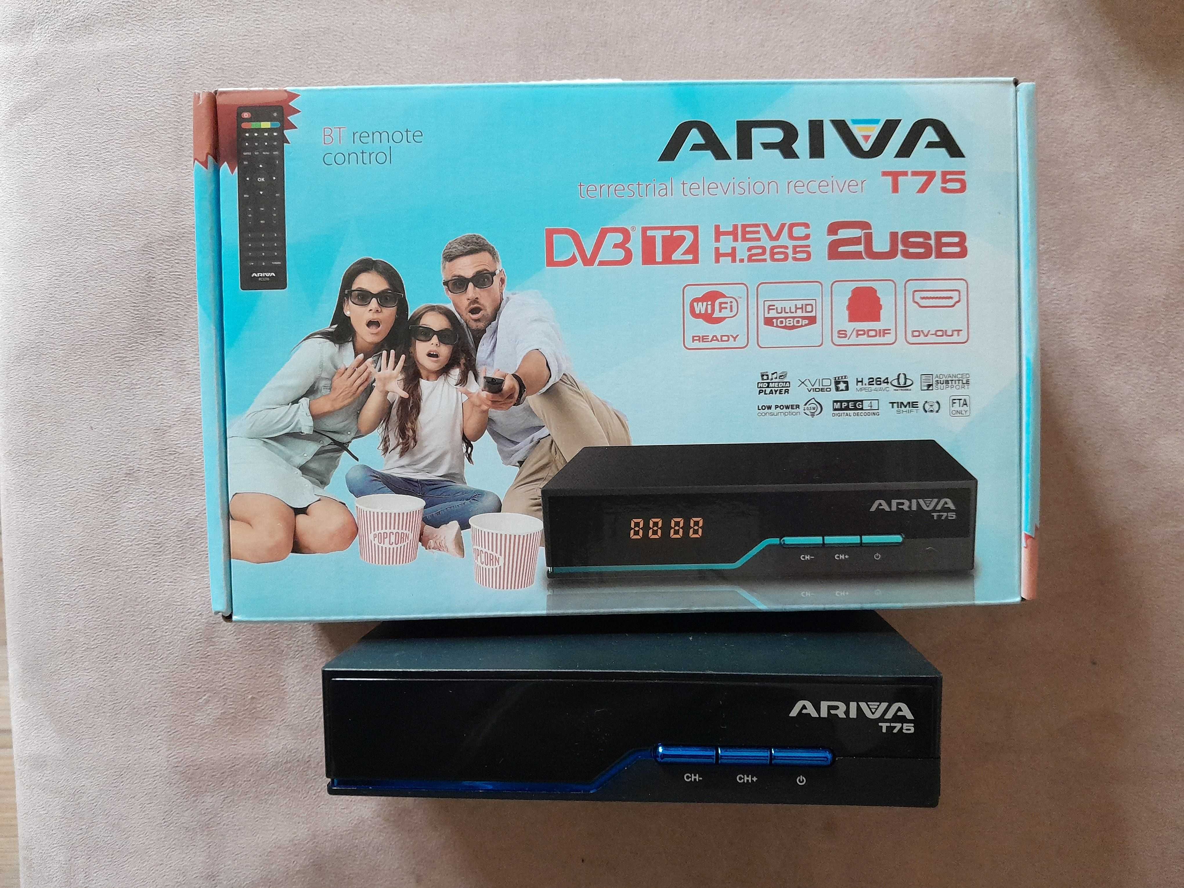 Tuner DVB-T2 Ferguson Ariva T75 H.265 HEVC