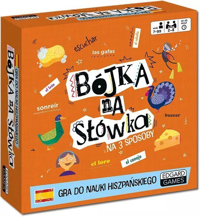 Bójka na słówka. Gra do nauki hiszpańskiego. Edgard - gry