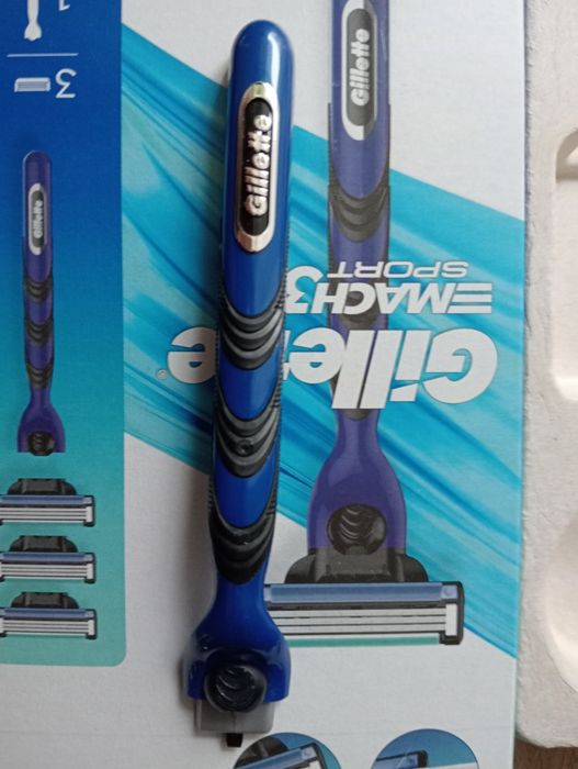 Nowa oryginalna Gillette Mach 3 rączka maszynka do golenia bez nożyki