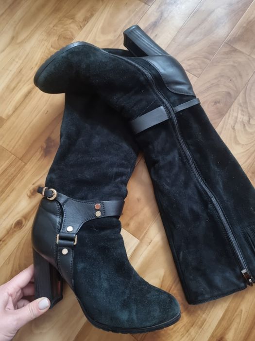 Сапоги замш 38 р