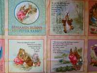 Benjamin Bunny and Peter Rabbit - tkanina patchwork