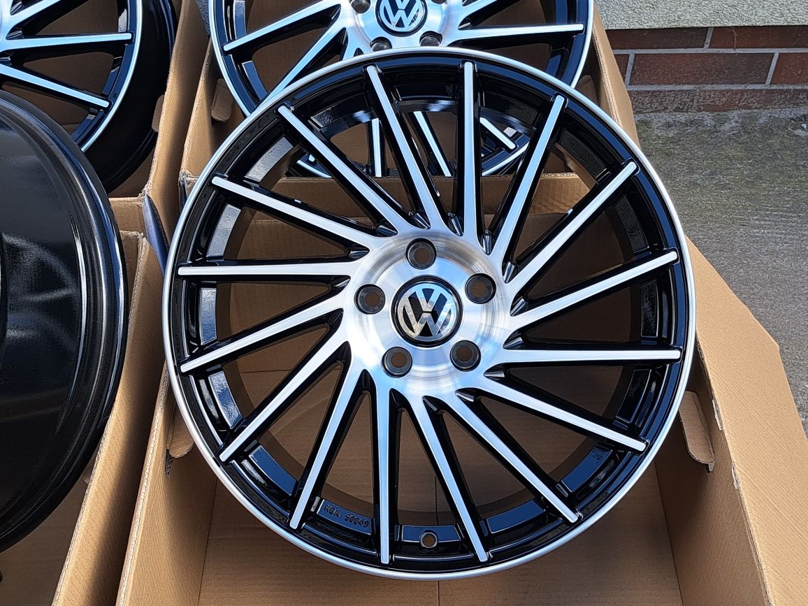 ALUFELGI NOWE VW 18 5x112 T-Roc Passat Golf Jetta Scirocco KT17 CNC