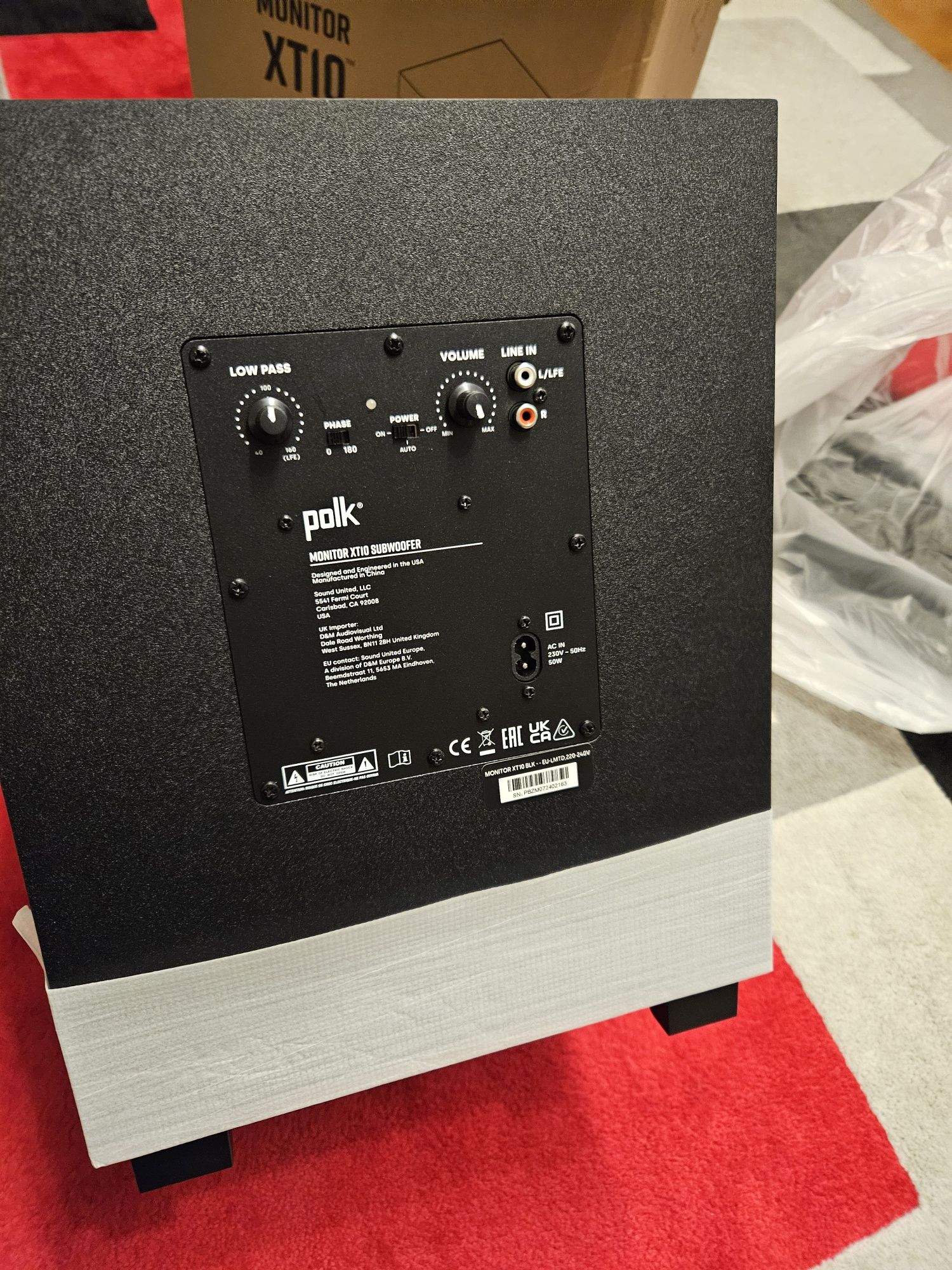 Subwoofer Polk Audio | Monitor XT10