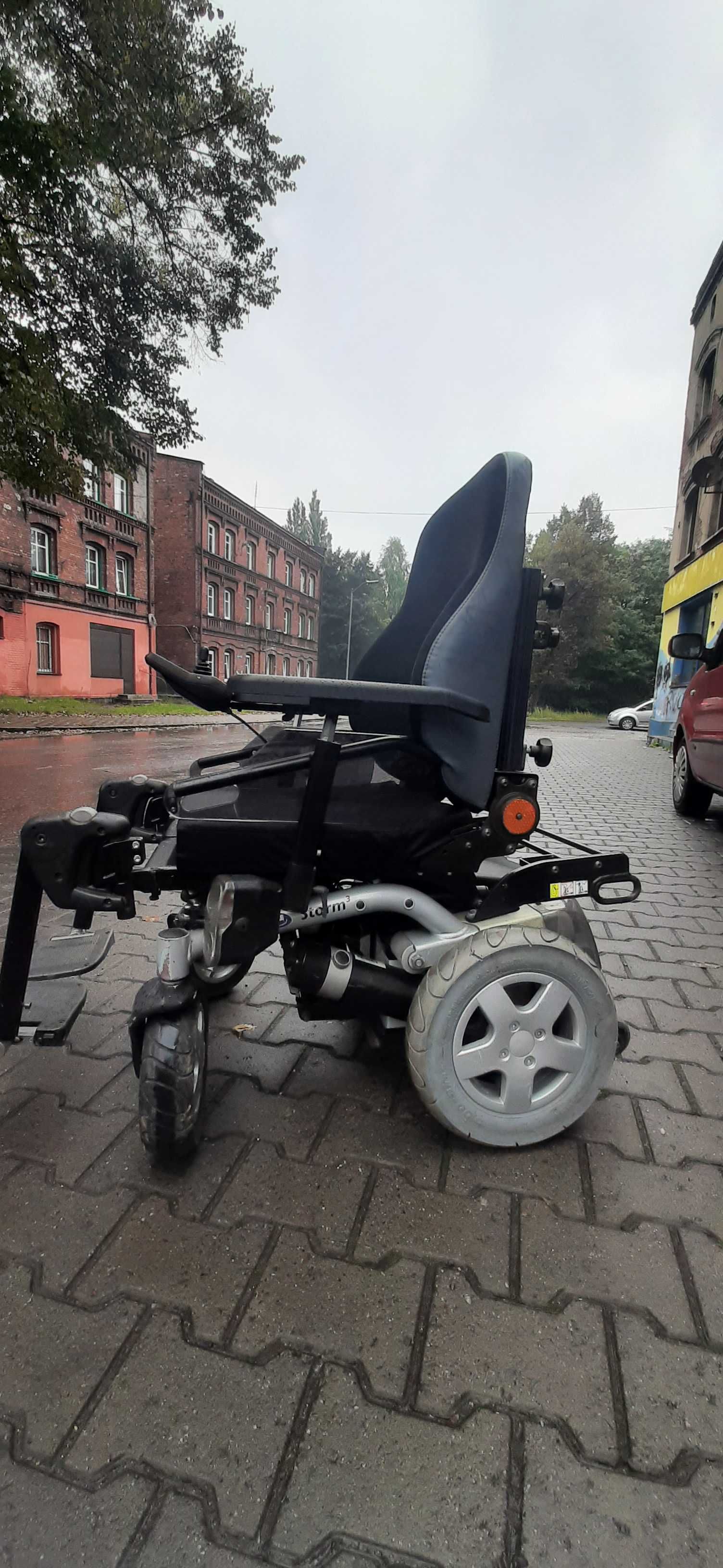 Wózek inwalidzki Storm euro 3 -elekt.regulacja - nowe akumulatory