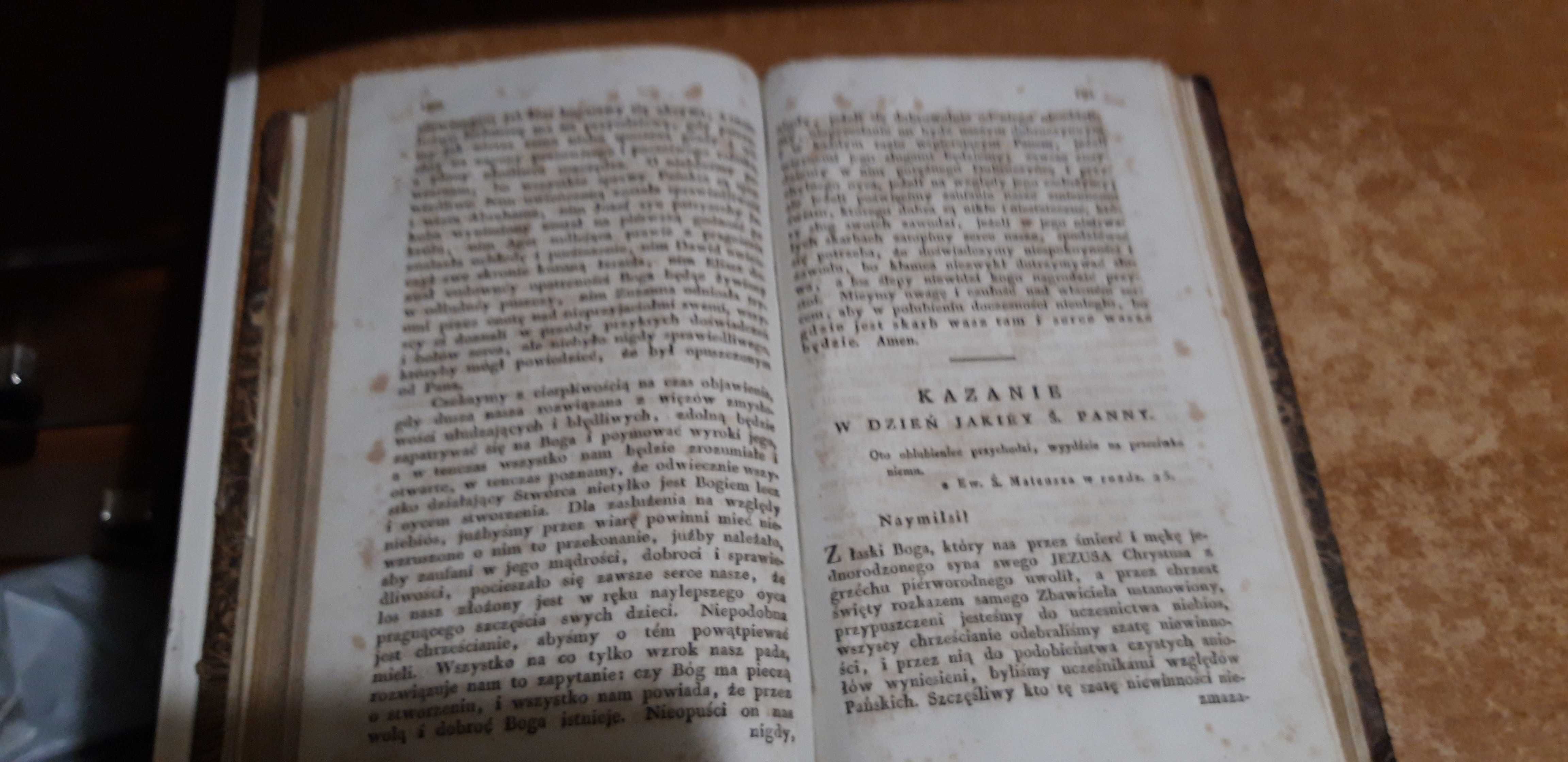 Kazania Passyonalne w Poście i Przygodne-X.K.Gawiński-Wr.1826
