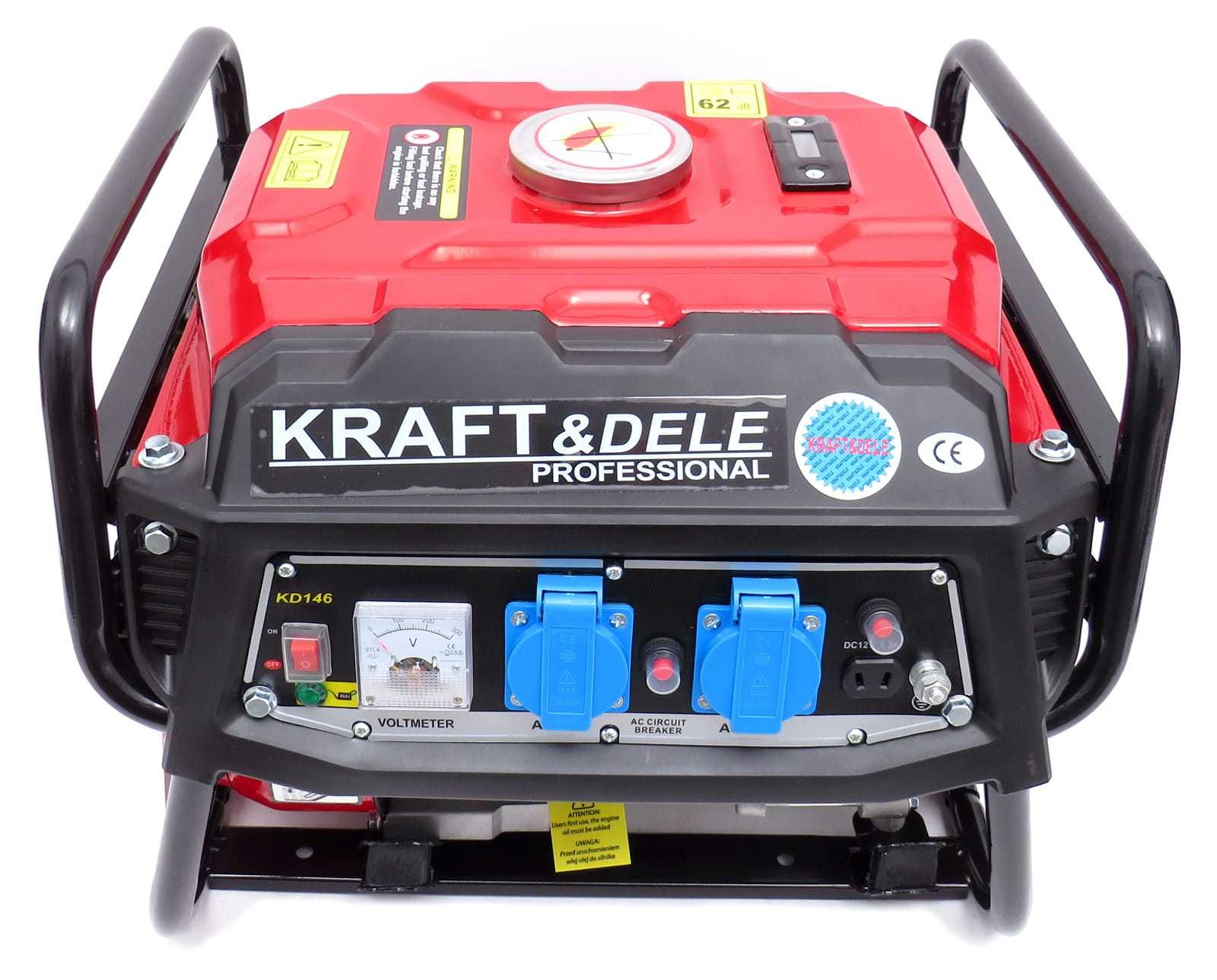 KRAFT&DELE Agregat Prądotwórczy Generator Prądu 1500w 230v KD146