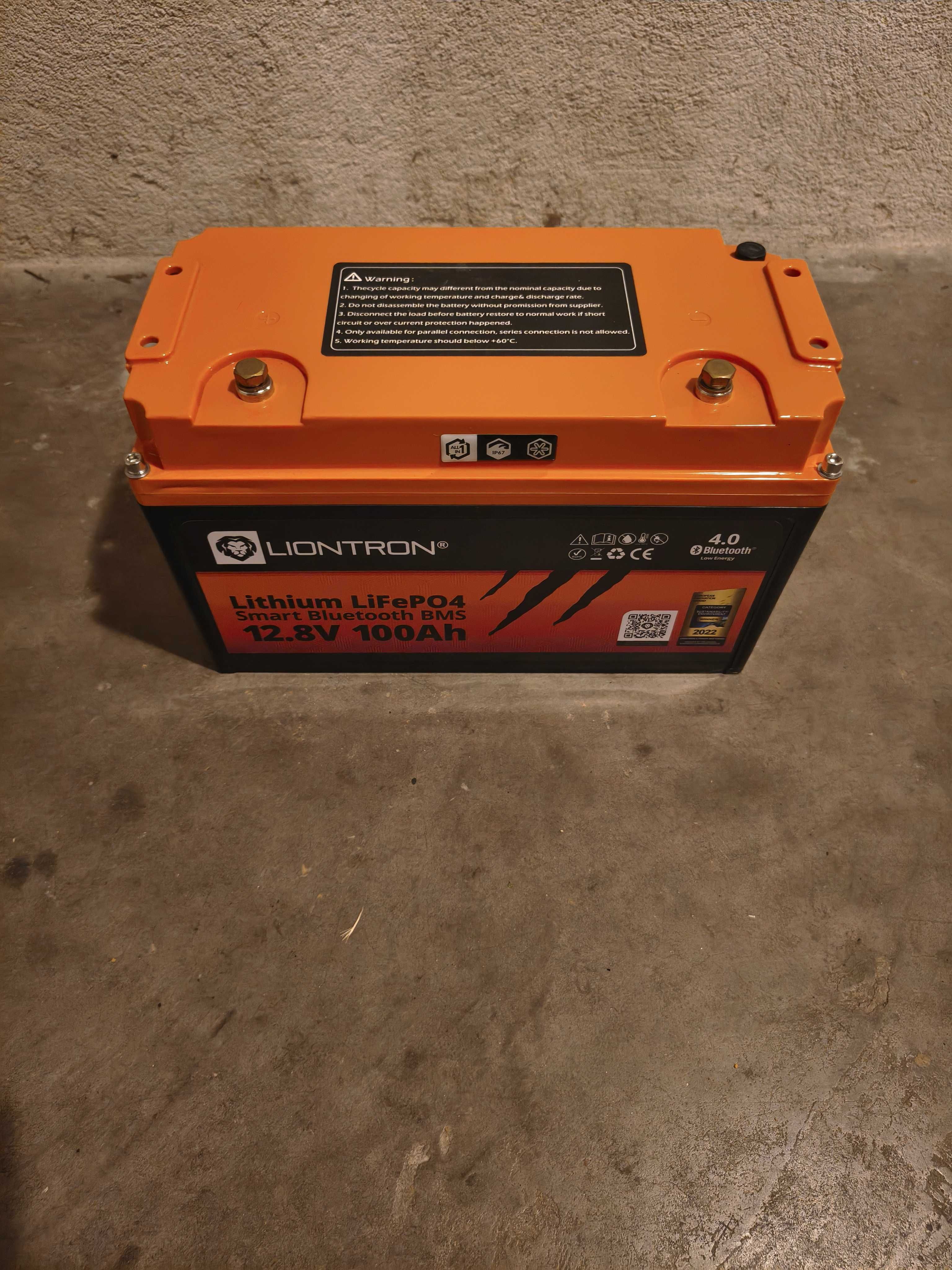 Premium Akumulator LiFePO4 Liontron 12.8V 100Ah Smart BMS Bluetooth