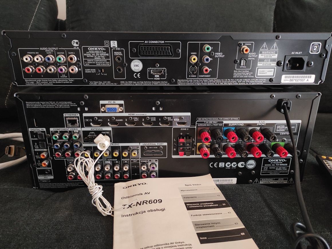 Onkyo Tx-nr609 amplituner kina domowego wzmacniacz