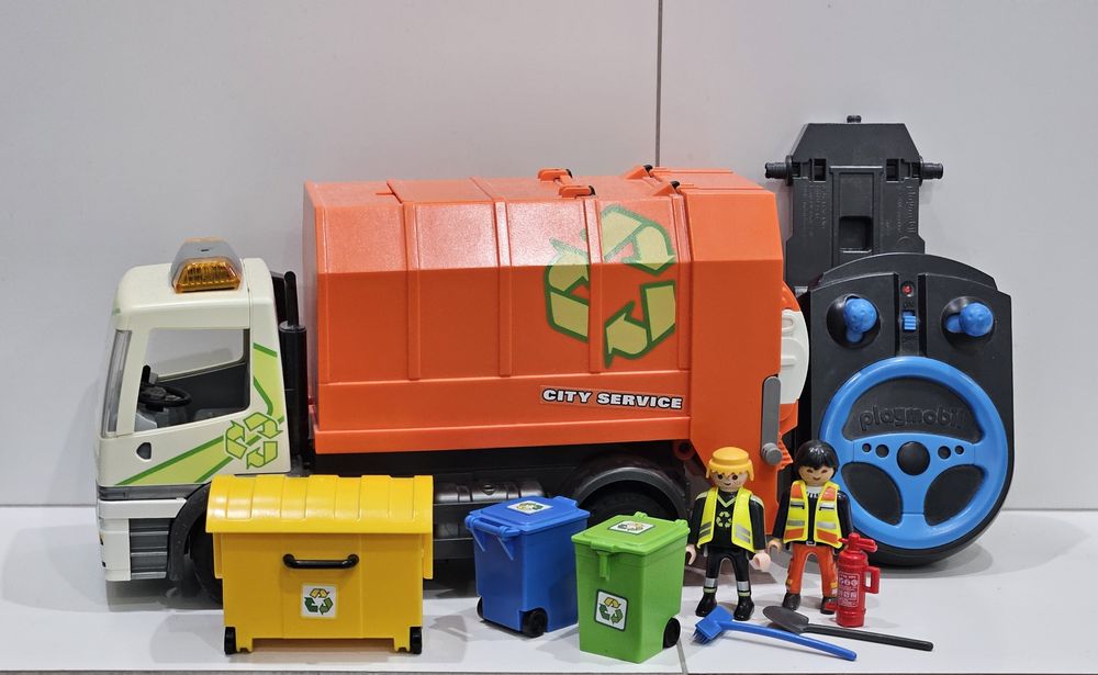 Playmobil śmieciarka zdalnie sterowana (70200  + moduł RC)