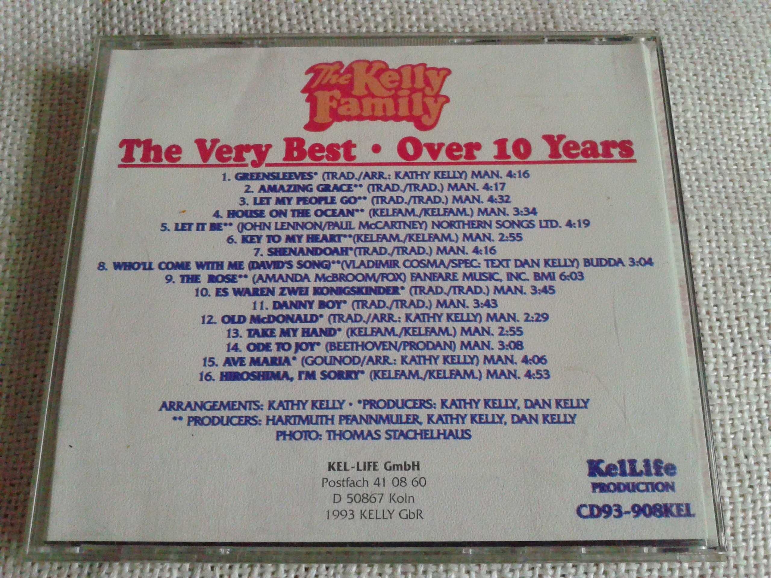 The Kelly Family - The Very Best, Over 10 Years  CD