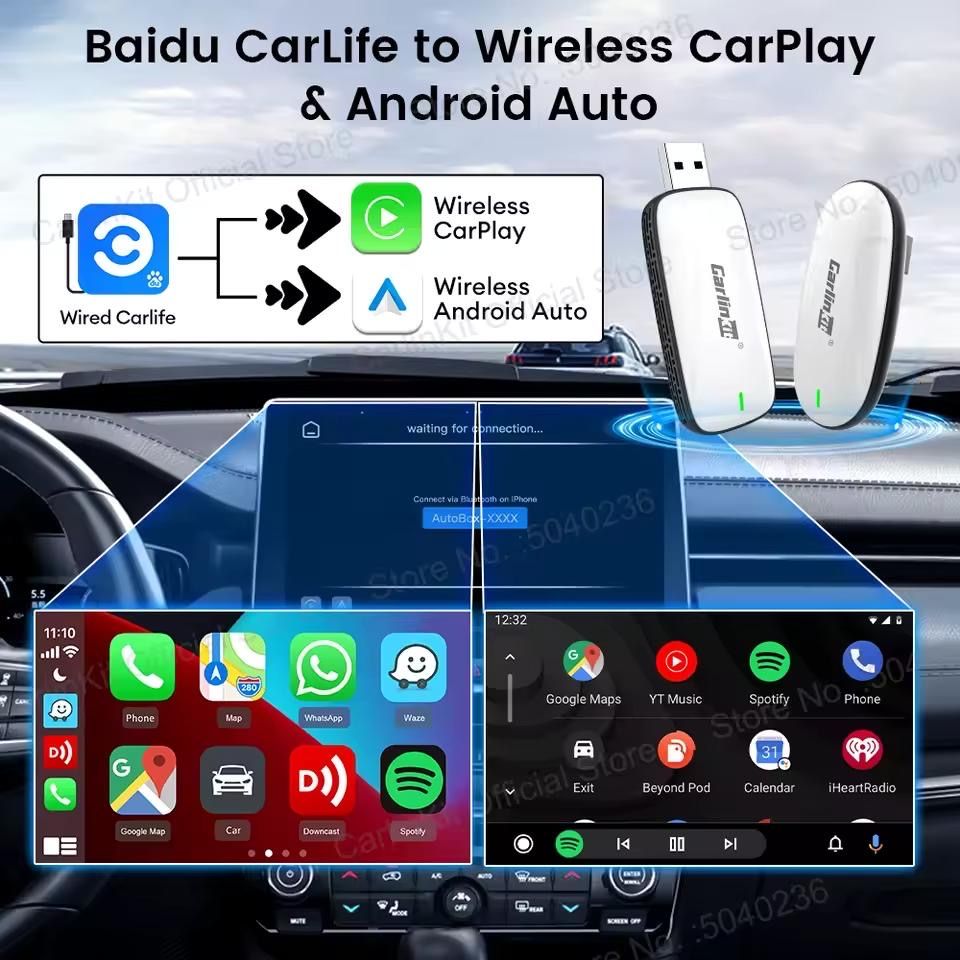 Carlinkit X2CA - Baidu Carlife to CarPlay та AndroidAuto