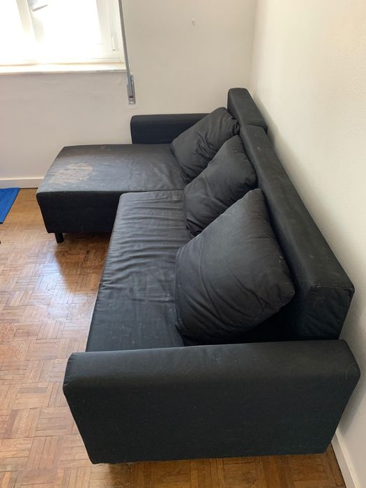 Sofa cama com chaise longue