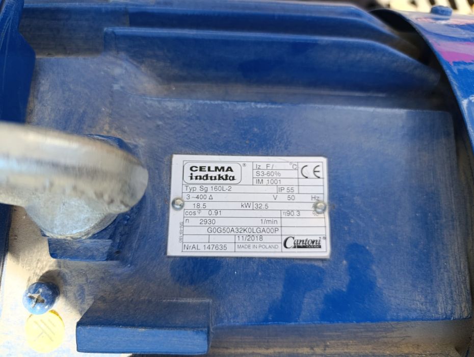 Silnik CELMA  SG160L-2
Typ: SG 160L-2