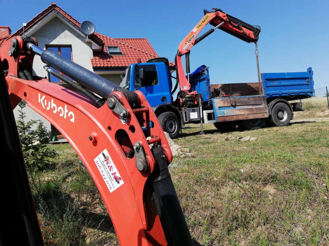 Wywóz gruzu i ziemi. Worki big bag, samozaladunek. Gdynia, Sopot, Gdań