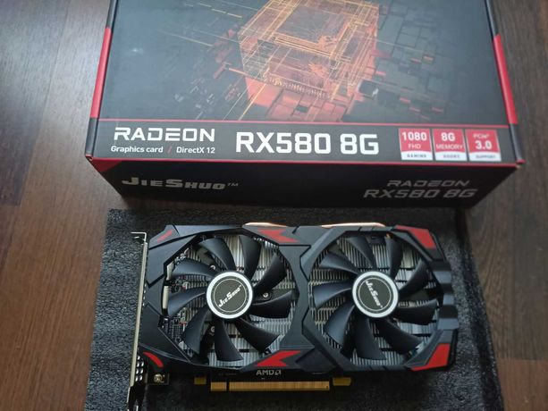 Видеокарта AMD Radeon RX580 8G час