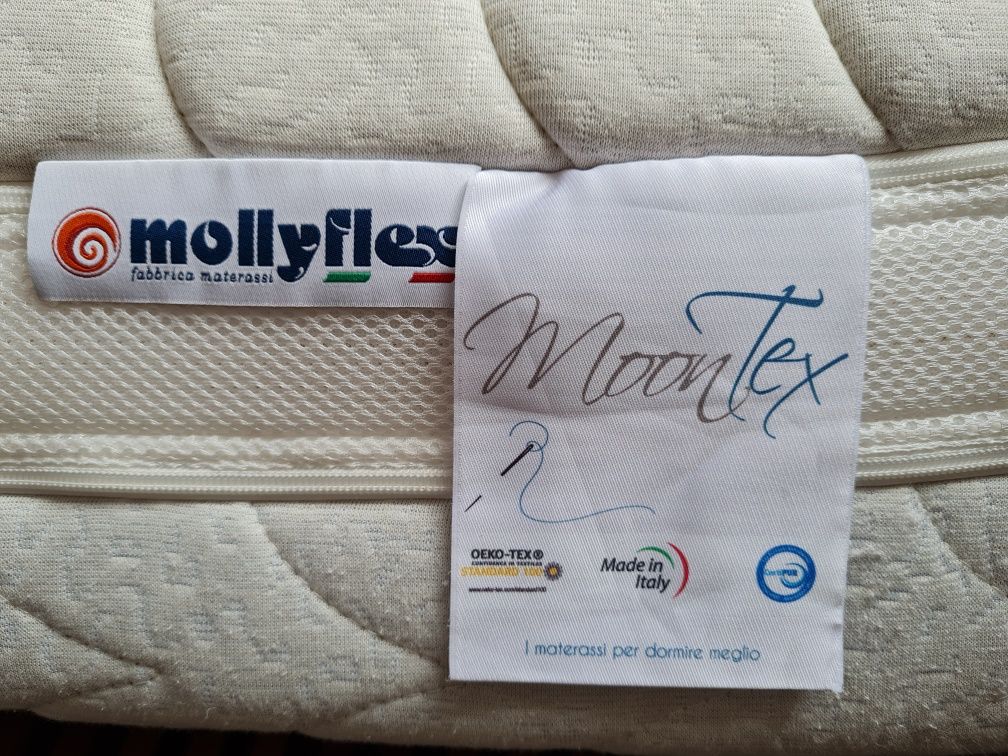 Materac piankowy, Moreno, Mollyflex, 160x200, średnio twardy