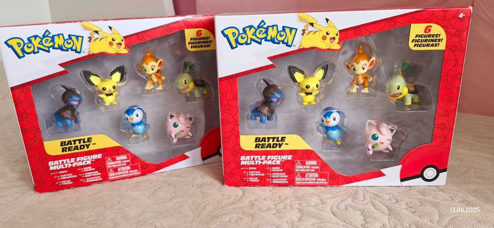 Pokemon zestaw 6 Figurek Bitewnych PICHU JIGGLYPUFF PKW3061