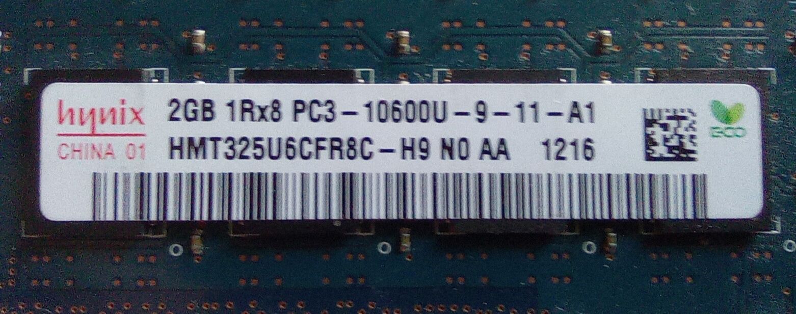 4 kości 2gb ramu ddr3