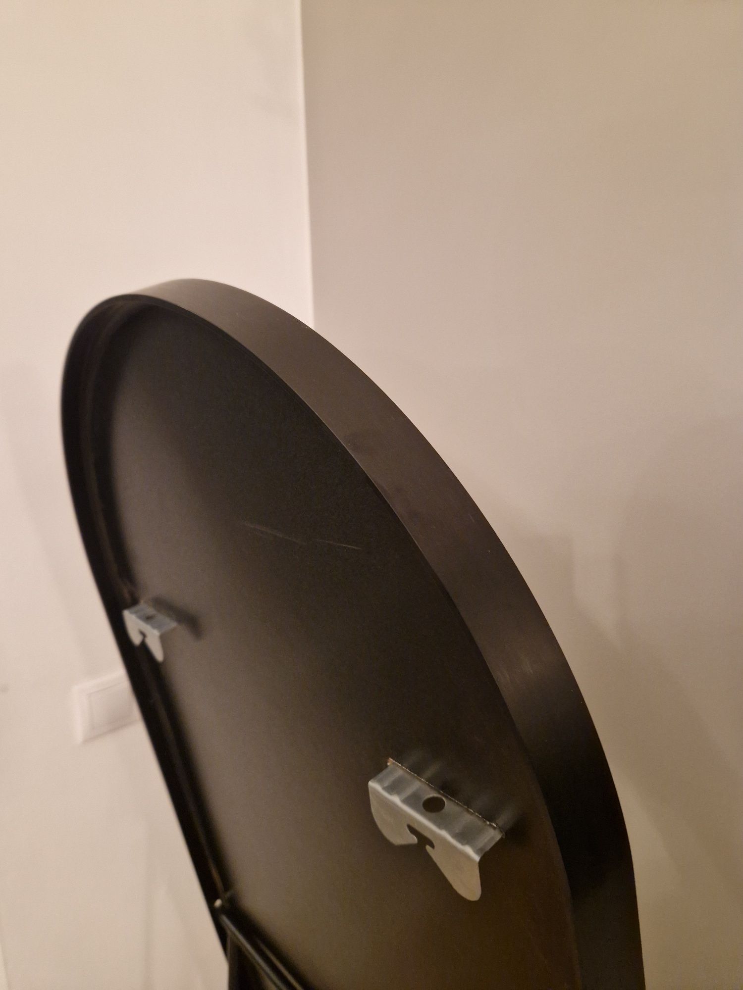 Lustro  loft stojące lub wiszące 160x50 w czarnej ramie