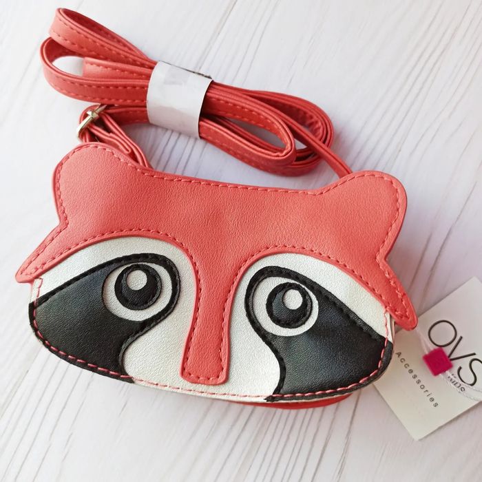 Стильная сумочка леопард енот