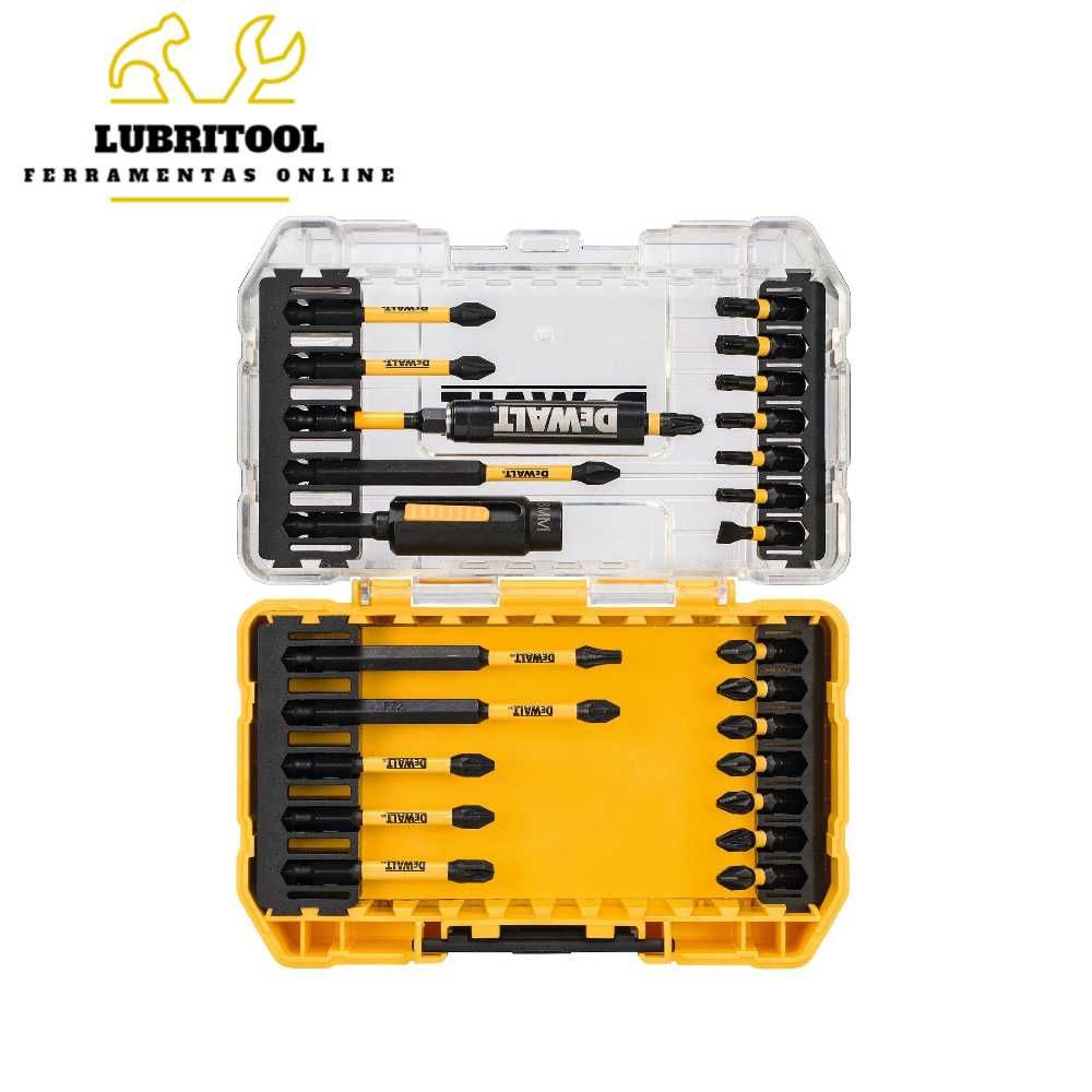 DEWALT Jogo 25 Bits de Impacto e Adaptador DT70730T | NOVOS