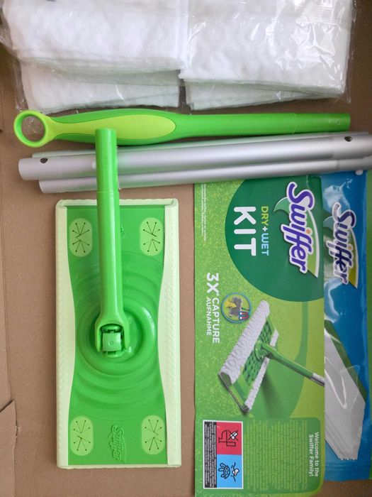 Nowy Mop płaski SWIFFER kit + wkłady