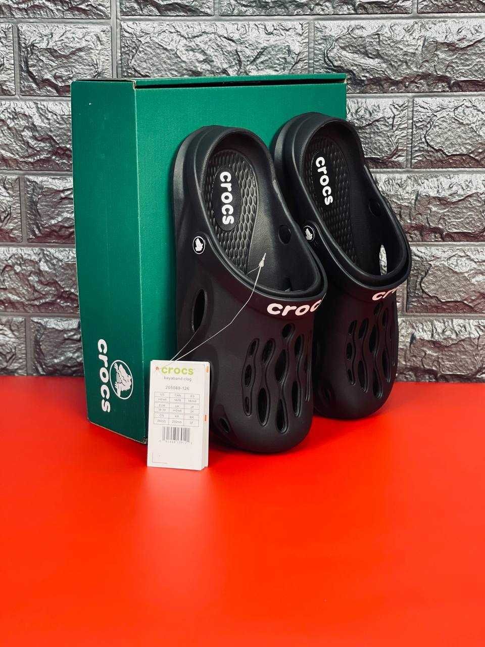 Тапочки Crocs мужские ультралегкие пляжные Акция! Тапочки Крокс чорні