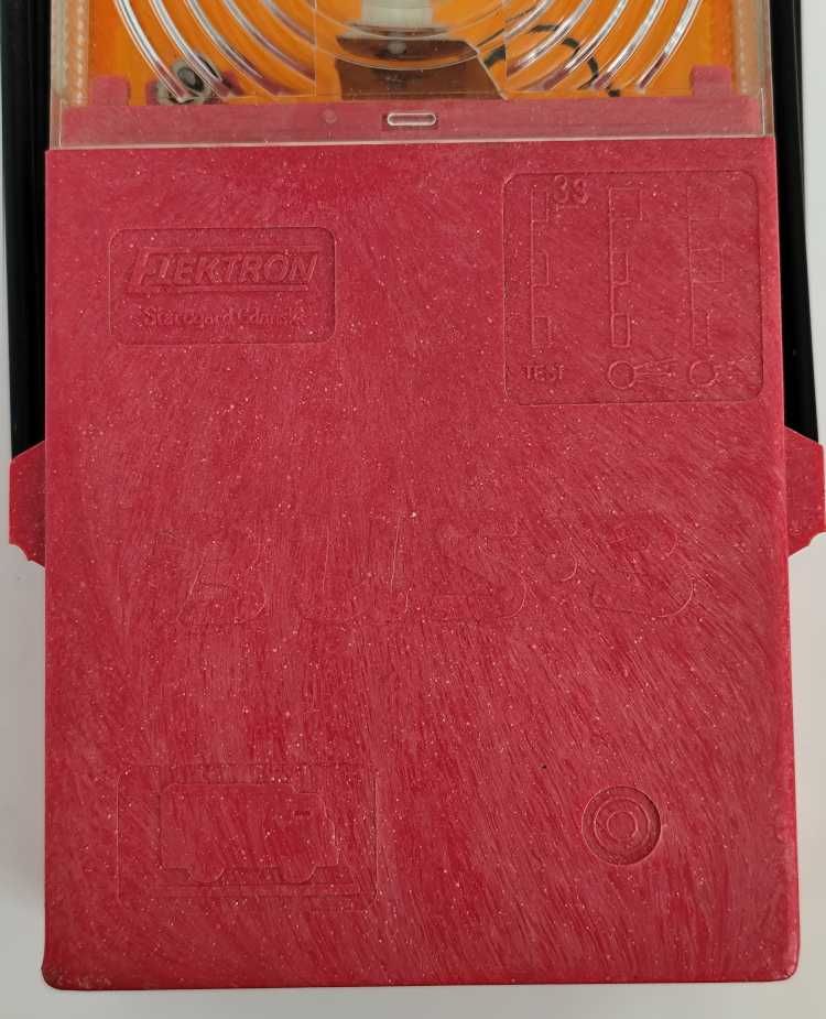 Lampa samochodowa Elektron BUS-3 PRL zabytkowa lampka z PRLu vintage
