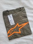 Koszulka z krótkim rękawkiem Alpinestars Military Orange roz. S