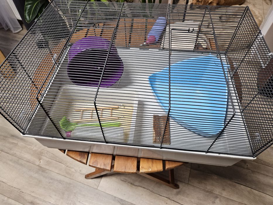 Klatka dla gryzoni gęsty pręt