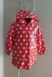 Deszczak 122 6 7 lat płaszcz przeciwdeszczowy  H&M Hello Kitty czerwon