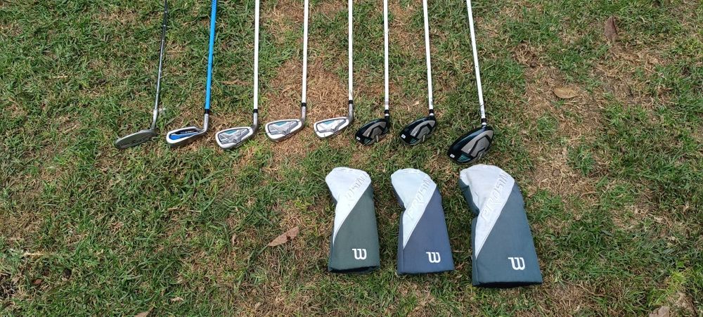 Set de tacos de golfe esquerdino / canhoto
