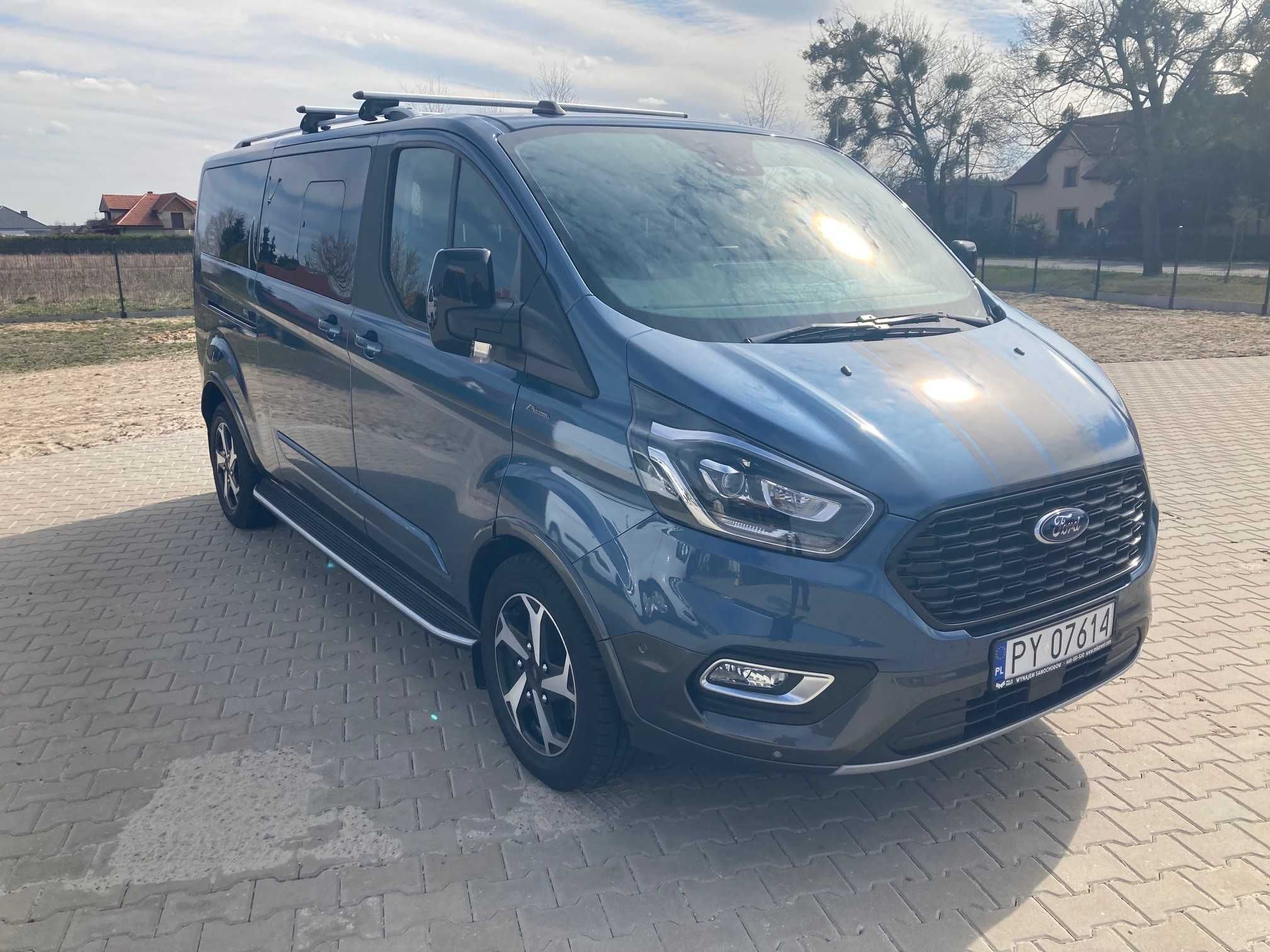 Wynajem BUS 8os. FORD CUSTOME TOURNEO Automat 170KM 2023